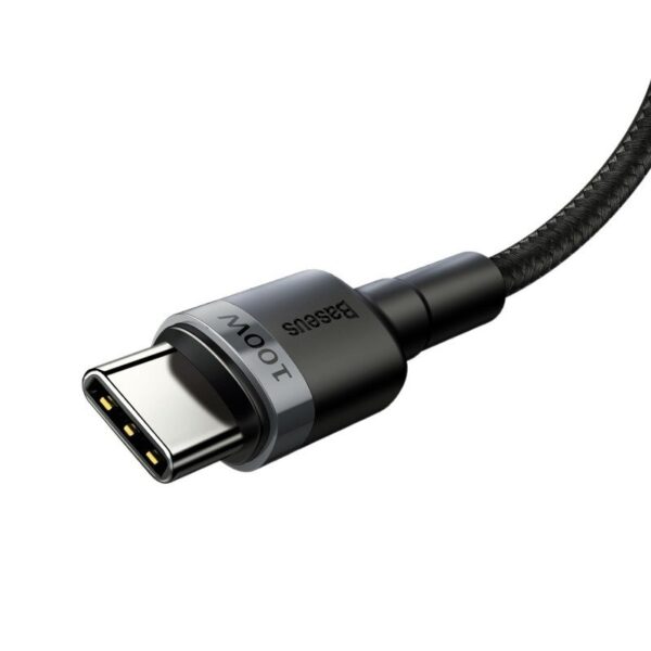 Baseus Cafule PD2.0 100W flash charging USB For Type-C cable (20V 5A)2m Gray+Black - Image 8