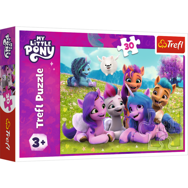 Puzzle - "30" - Friendly Pony Horses My Little Pony Trefl 18299