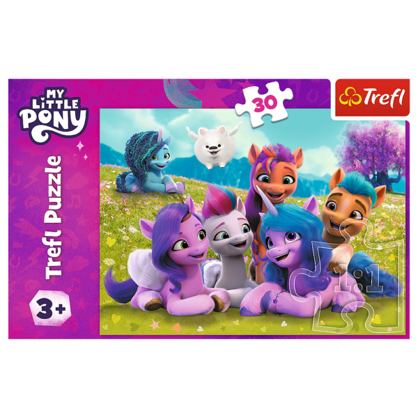 Puzzle - "30" - Friendly Pony Horses My Little Pony Trefl 18299 - Image 3