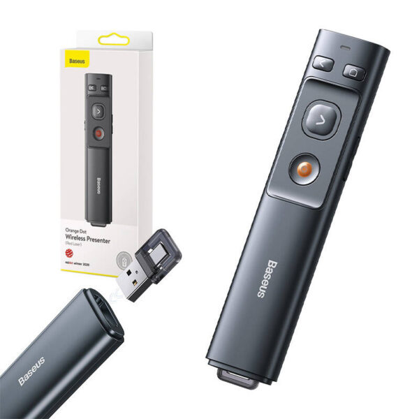 Baseus Orange Dot Remote control for Presentation - Image 5