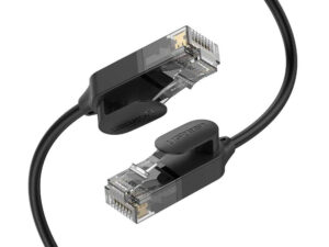 PATCH CORD UTP Ugreen Cat6A, "NW122" fire din cupru, tiny cable, viteza maxima 10 Gbps, 3m, negru "70653" (timbru verde 0.08 lei) - 6957303876532