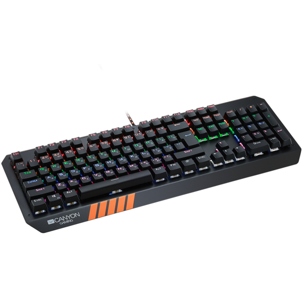 CANYON keyboard Hazard GK-6 RGB US/RU Wired Black - Image 2