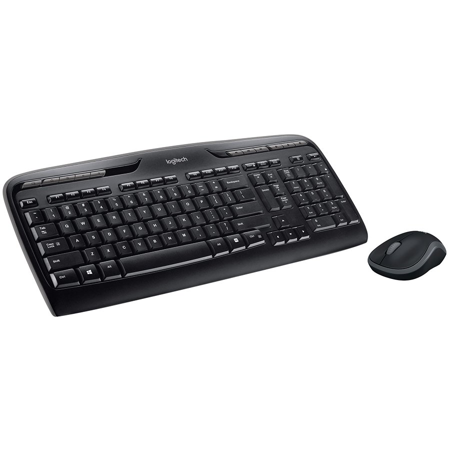 Logitech Wireless Combo MK330 - keyboard and mouse set - International NSEA - black - Image 2