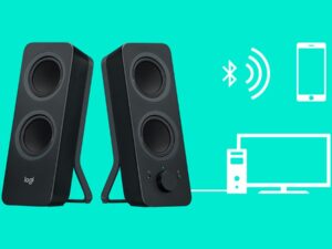 LOGITECH Z207 Speakers for PC 2.0-channel wireless Bluetooth 5 Watt Total black