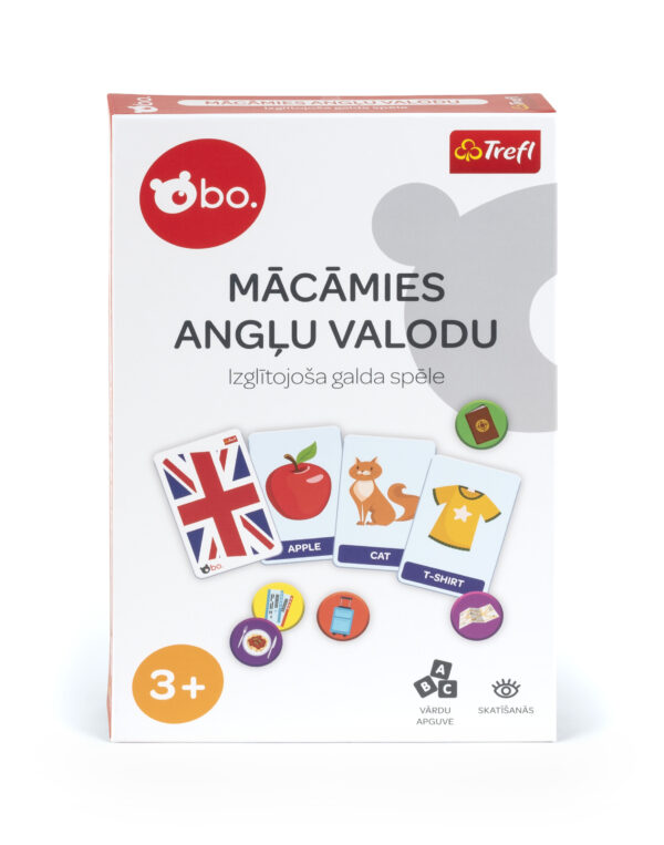 bo. Educational board game "English is fun" (In Latvian lang.) - Image 2