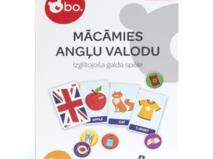bo. Educational board game "English is fun" (In Latvian lang.)