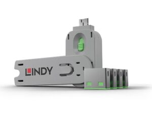 USB PORT BLOCKER 4PACK/GREEN 40451 LINDY
