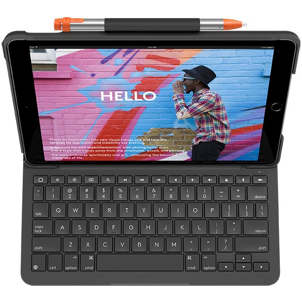 Logitech Slim Folio Bluetooth Keyboard for iPad - Image 2
