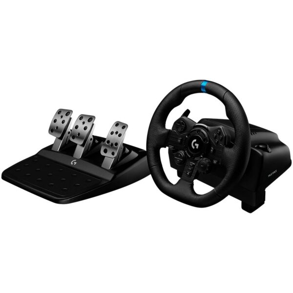 Logitech G923 - Ratt- och pedalupps�ttning - kabelansluten - f�r PC, Sony PlayStation 4, Sony PlayStation 5