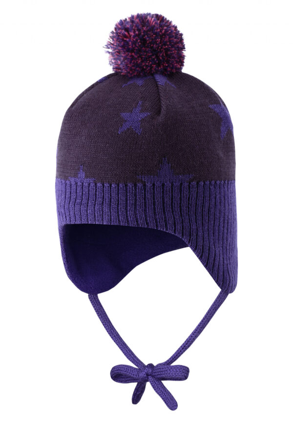 LASSIE Beanie Tane Dark plum 718786-4951-46/48