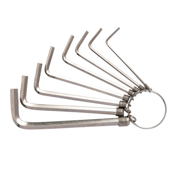 Hex Key Sets 1.5-6mm Deli Tools EDL3080 (silver) - Image 3