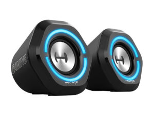 BOXE EDIFIER Gaming 2.0, RMS: 5W (2x2.5W),bass 2.5",control volum,BT/USB/AUX,sound mode:Music/Game/Movie,12 x LED RGB, frecv. rasp 98Hz-20KHz, USB power, black, "G1000-BK" (timbru verde 0.8 lei)