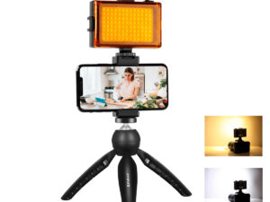 Live broadcast kit Puluz tripod mount + LED lamp + phone clamp