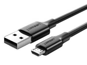 CABLU alimentare si date Ugreen, "US289", Fast Charging Data Cable pt. smartphone, USB la Micro-USB, nickel plating, PVC, 3m, negru "60827" (timbru verde 0.08 lei) -6957303868278