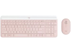 Logitech Slim Wireless Keyboard and Mouse Combo MK470 - ROSE - US INT'L - INTNL