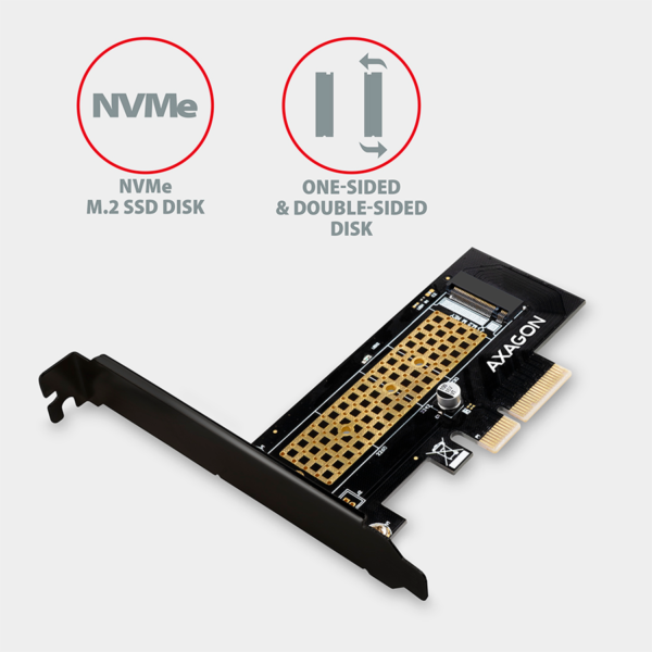 AXAGON PCIe 2x NVMe M.2 Controller | PCEM2-ND - Image 3