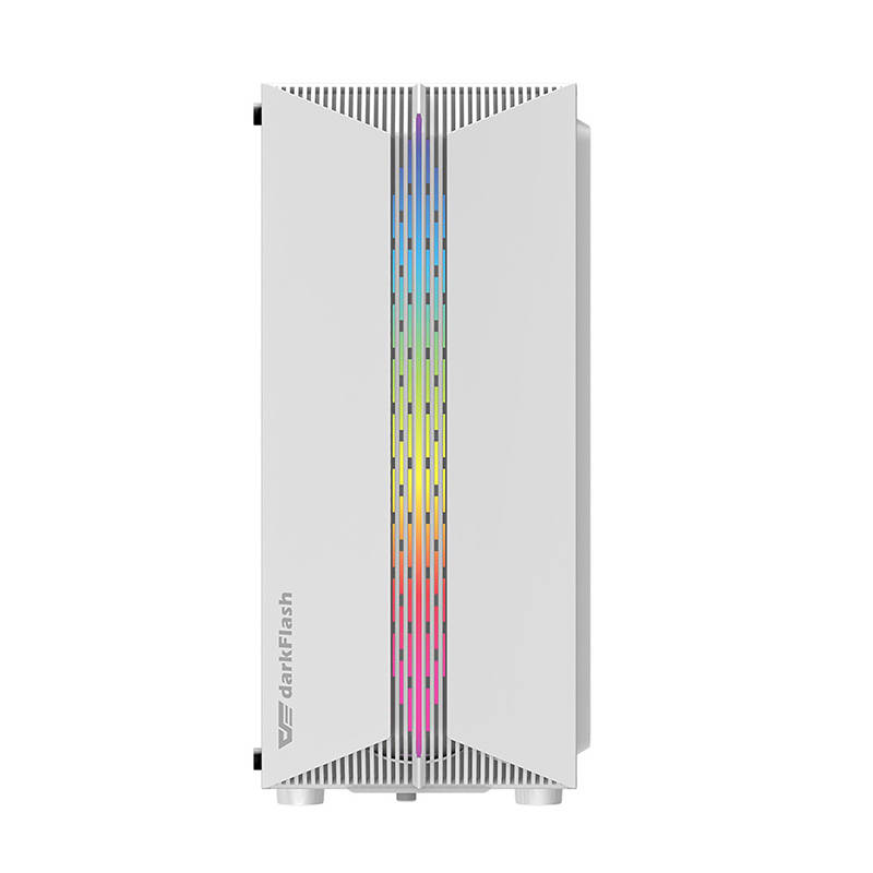 Darkflash DK151 LED computer case (white) + 3 RGB fans - Image 3