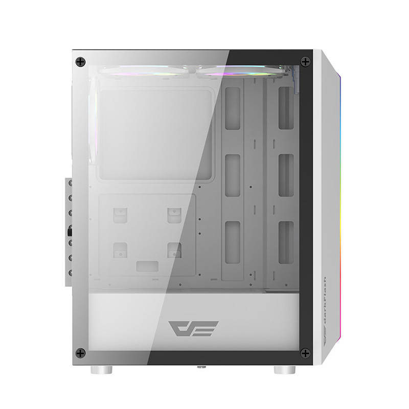Darkflash DK151 LED computer case (white) + 3 RGB fans - Image 7