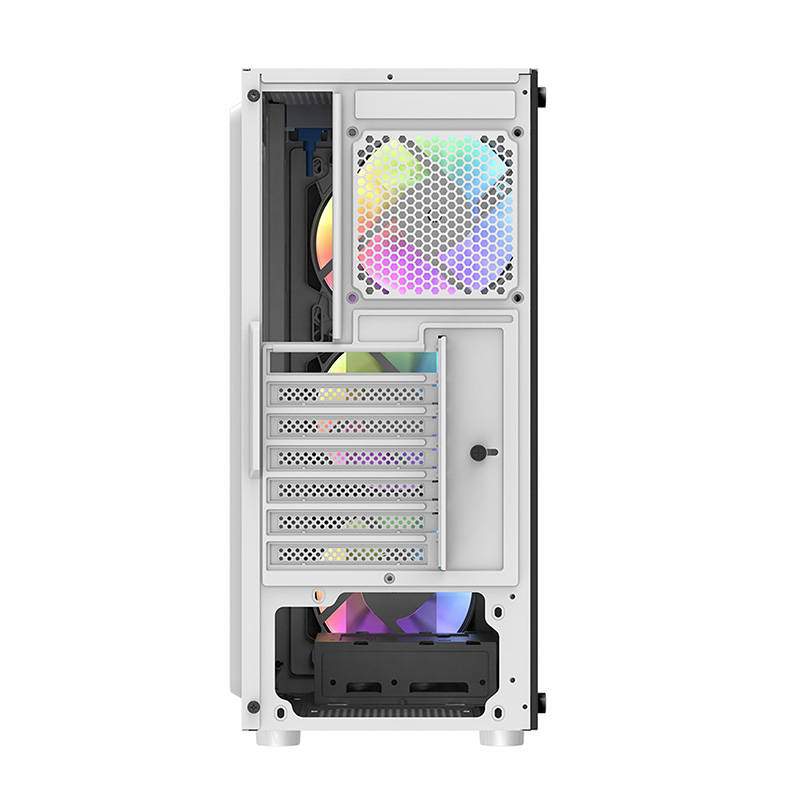 Darkflash DK151 LED computer case (white) + 3 RGB fans - Image 5