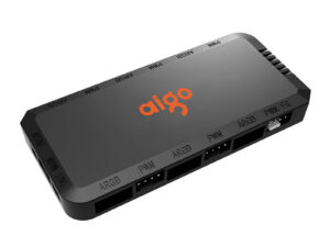 Fan control box for computer Aigo APC1 RGB PWM + remote controller (black)