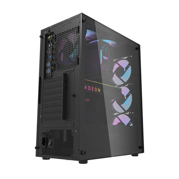 Darkflash DK352 Plus computer case (black) + 4 RGB fans - Image 2