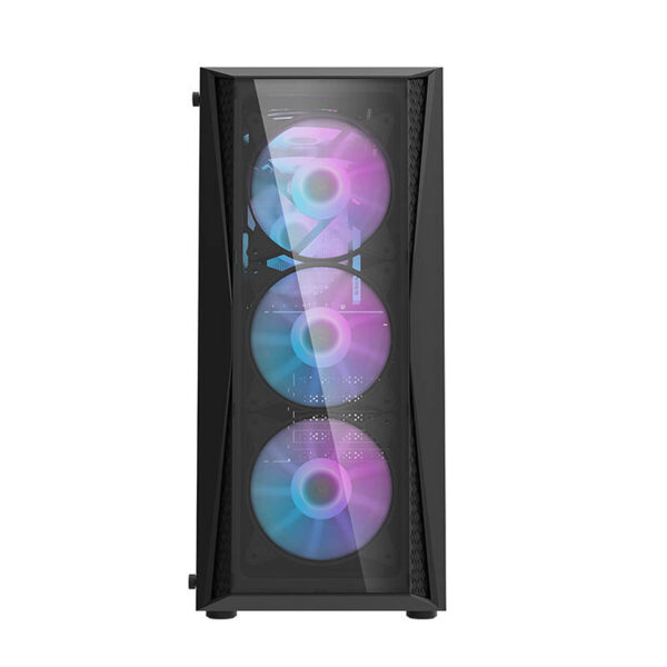 Darkflash DK352 Plus computer case (black) + 4 RGB fans