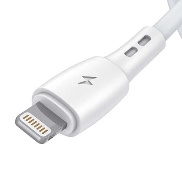 USB to Lightning cable VFAN Racing X05, 3A, 1m (white) - Image 2