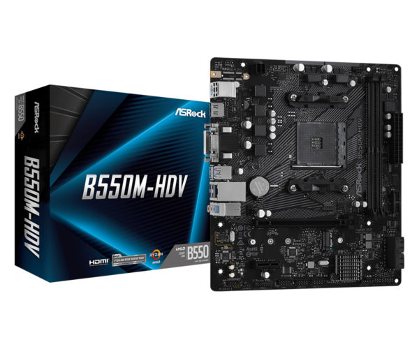 ASRock B550M-HDV - motherboard - micro ATX - Socket AM4 - AMD B550