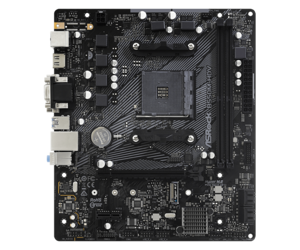 ASRock B550M-HDV - motherboard - micro ATX - Socket AM4 - AMD B550 - Image 2