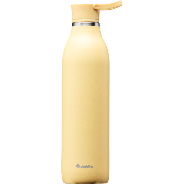 Termopudele CityLoop Thermavac eCycle Water Bottle 0.6L, pārstrādāta nerūs. tērauda / dzeltena