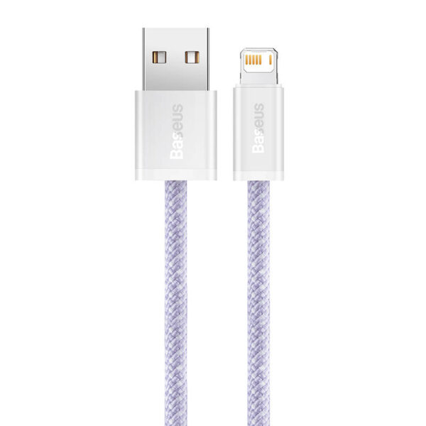 USB cable for Lightning Baseus Dynamic 2 Series, 2.4A, 2m (purple) - Image 2