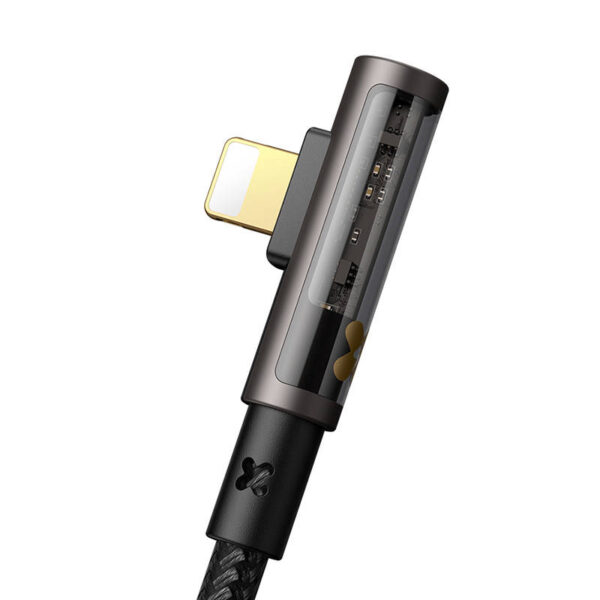 USB to lightning prism 90 degree cable Mcdodo CA-3511, 1.8m (black) - Image 2