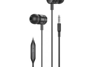 Foneng EP200 wired, in-ear headphones, mini jack (black)