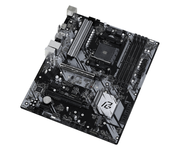 ASROCK Main Board Desktop B550 PHANTOM GAMING 4 (AM4, B550, 4xDDR4, 1xPCIe 4.0 x16, 1xPCI 3.0x16, 2xPCIe 3.0x1, 6xSATA, 1xM.2 PCIe Gen4x4, 1xM.2, 8xUSB3.2 Gen1, HDMI, GLAN, ATX, Retail) - Image 4