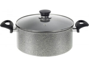 Pot BALLARINI Ferrara with 2 handles and lid Granite 24 CM FERG25D.24D