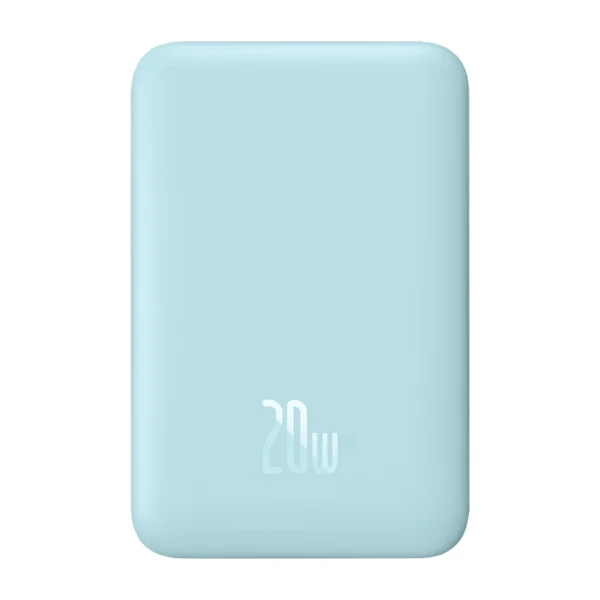 Powerbank Baseus Magnetic Mini 10000mAh, USB-C  20W MagSafe (blue) - Image 6