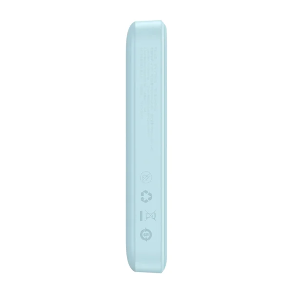 Powerbank Baseus Magnetic Mini 10000mAh, USB-C  20W MagSafe (blue) - Image 4