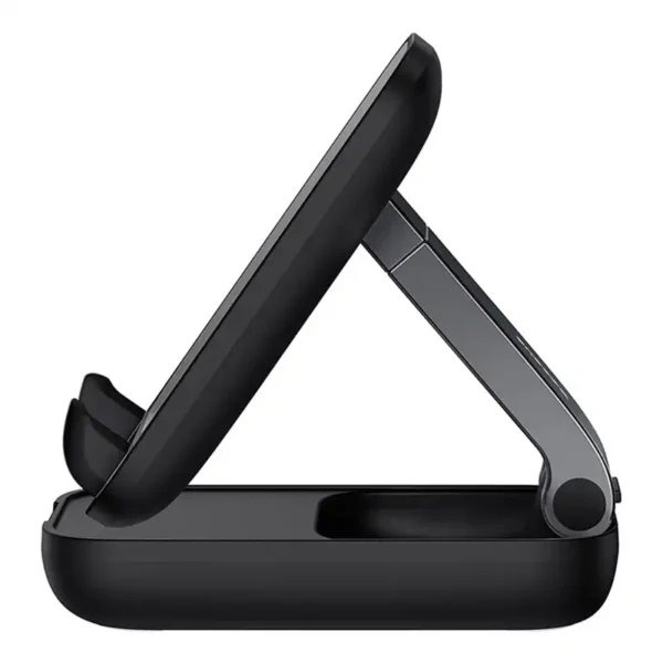 SUPORT Telefon Baseus Seashell Series Folding, pt. SmartPhone, pentru birou, negru "B10551500111-00" - 6932172630188 - Image 6