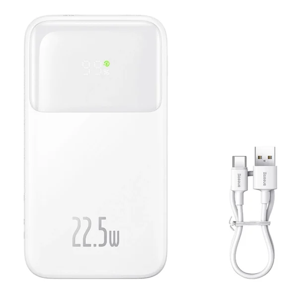 Powerbank Baseus Comet 10000mAh, 22.5W (white) - Image 8