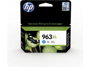 HP Ink Cartridge č.963 cyan XL
