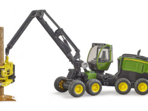 Harwester John Deere 1270G z konarem drzewa