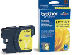 Brother LC1100Y - yellow - original - ink cartridge