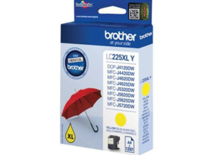 Brother LC225XLY - yellow - original - ink cartridge