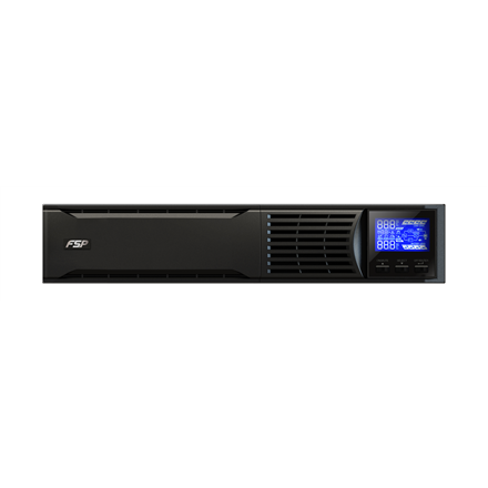 UPS FSP Group Champ Rack 2K, 2000VA, 1800W, LCD, 3 Schuko, USB, RS-232
