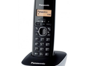 Telefon DECT alb/negru, KX-TG1611FXW, Panasonic, "KX-TG1611FXW" (timbru verde 0.8 lei)