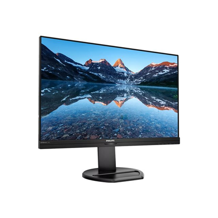 MONITOR PHILIPS 24.1 inch, home, office, IPS, Full HD (1920 x 1080), Wide, 300 cd/mp, 4 ms, HDMI, DVI, VGA, DisplayPort, "240B9/00" (timbru verde 7 lei)