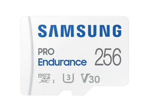 Samsung | PRO Endurance | MB-MJ256KA/EU | 256 GB | MicroSD Memory Card | Flash memory class U3, V30, Class 10 | SD adapter