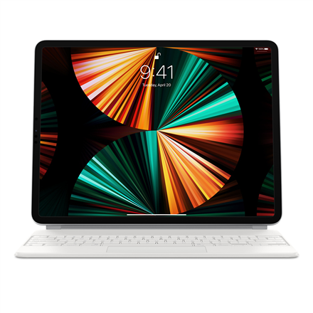 Tahvelarvuti kaaned klaviatuuriga Apple Magic Keyboard for iPad Air 13" M2| 12.9-inch iPad Pro (3rd-6th gen) SWE White