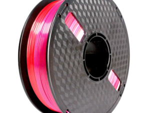 FILAMENT GEMBIRD pt. imprimanta 3d, PLA, 1.75mm diamentru, 1Kg / bobina, aprox. 340m, topire 190-220 grC, "Silk Rainbow", red/purple, "3DP-PLA-SK-01-RP"