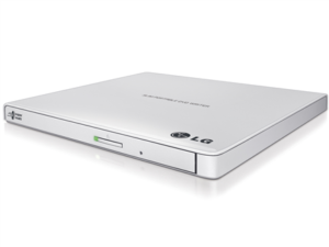 Hitachi-LG GP57EW40 / DVD-RW / externí / M-Disc / USB / bílá